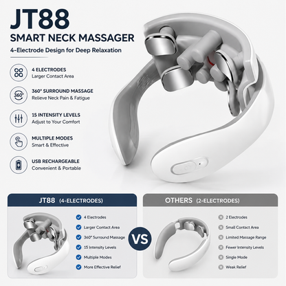 Electric TENS Neck Massager With Heat – Cervical Relief